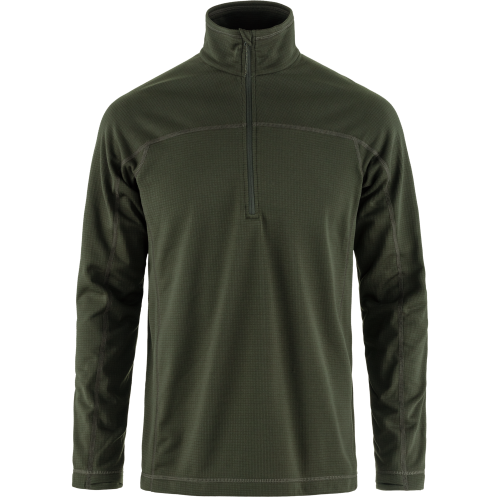 Fjällräven Men's Abisko Lite Fleece Half Zip Deep Forest