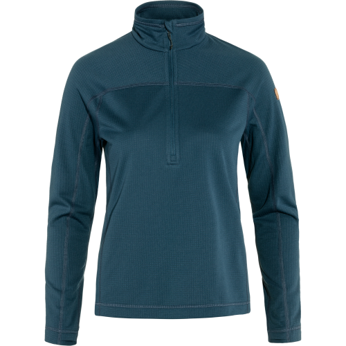 Fjällräven Women's Abisko Lite Fleece Half Zip Indigo Blue