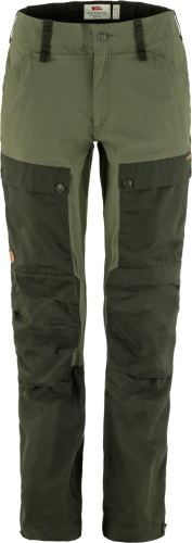 Fjällräven Women's Keb Trousers Curved Deep Forest-Laurel Green