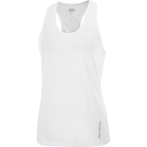 Salomon Women's Cross Run Tank Top White