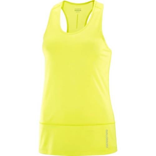 Salomon Women's Cross Run Tank Top Sulphur Spring