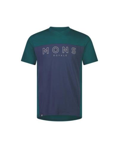 Mons Royale Men's Redwood Merino Air-Con VT Evergreen / Midnight