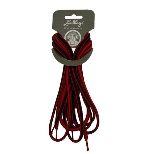 Lundhags Shoe Laces 150 cm Black/Red