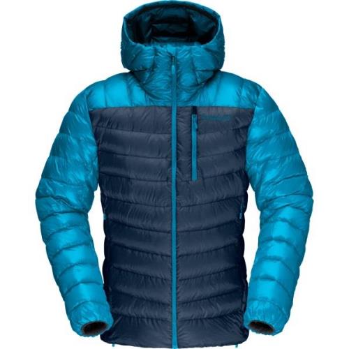 Norrøna Men's Lyngen Down850 Hood Hawaiian Surf/Indigo Night