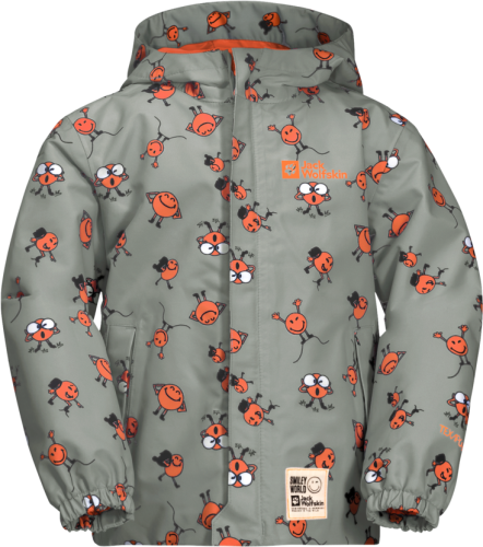 Jack Wolfskin Kids' Smileyworld 2-Layer All Over Print Jacket Icon Min...