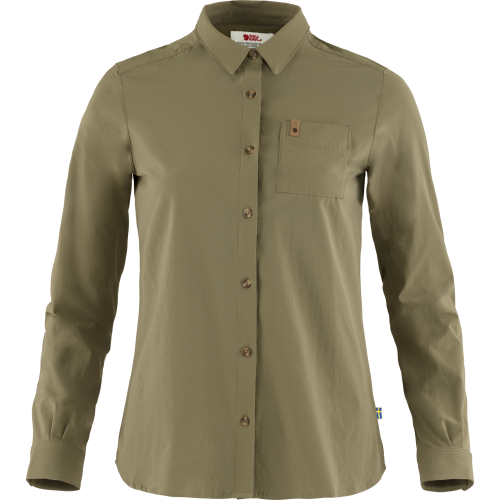 Fjällräven Women's Övik Lite Shirt Long Sleeve Green