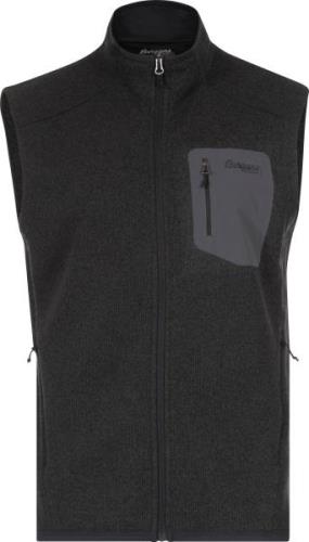 Bergans Men's Kamphaug Knitted Vest  Dark Shadow Grey
