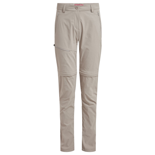 Craghoppers Women's Nosilife Pro Convertible Trouser III Soft Mushroom