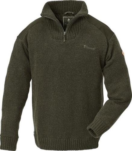 Pinewood Men's Hurricane Sweater Dark Green Melange