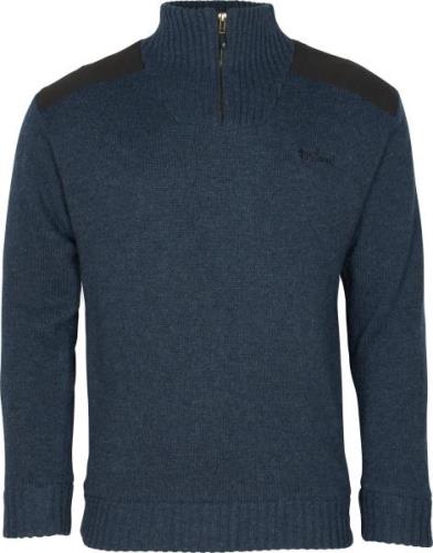 Pinewood Men's Hurricane Sweater Dark Navy Melange