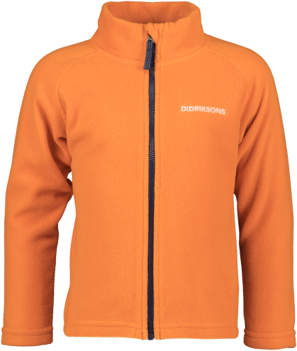 Didriksons Kids' Monte Full Zip 10 Orange Jam