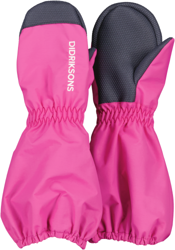 Didriksons Kids' Shell Gloves 9 Plastic Pink