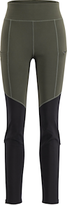 Lundhags Women's Fulu Wool Tights Olive/Black