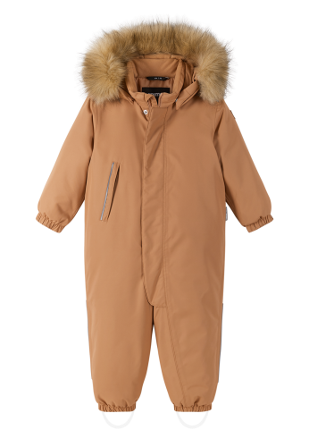 Reima Kids' Gotland Reimatec Winter Overall Peanut Brown