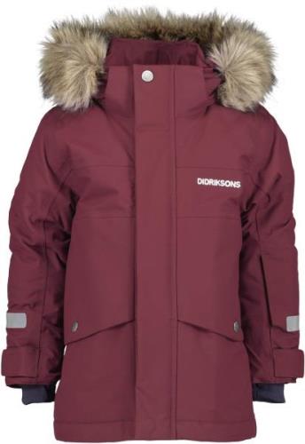 Didriksons Kids' Bjärven Parka 3 Rusty Wine