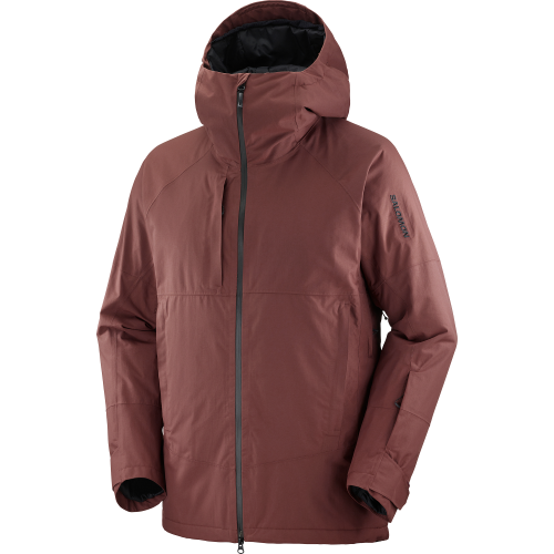 Salomon Men's Transfer Puff Jacket Rum Raisin