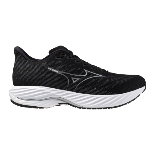 Mizuno Men's Wave Rider 28 Black/Silver/Ebony