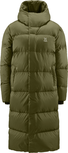 Haglöfs Women's Long Down Parka Olive Green