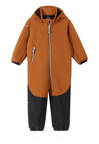 Reima Kids' Softshell Overall Mjosa Cinnamon Brown