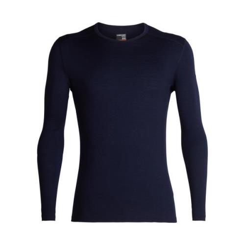 Icebreaker Men's 200 Oasis Long Sleeve Crewe Midnight Navy