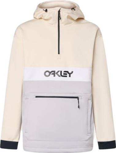 Oakley Men's Tnp Nose Grab Softshell Hoodie Lunar Rock/arctic White