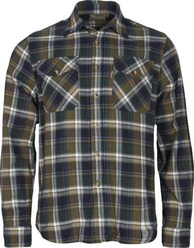 Pinewood Men's Härjedalen Shirt Green/Navy