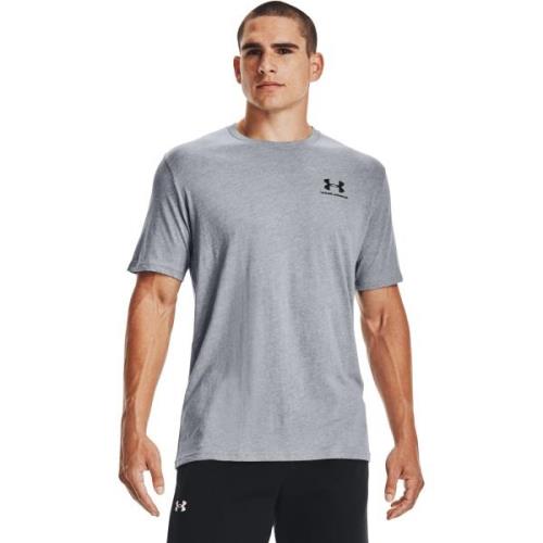 Under Armour Men's Sportstyle Left Chest Shortsleeve Steel Light Heath...