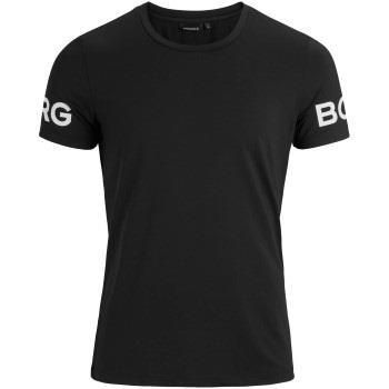 Björn Borg Performance Tee Svart polyester Small Herr