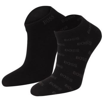 BOSS Strumpor 2P Allover Printed Ankle Sock Svart Strl 39/42 Herr