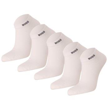 BOSS Strumpor 5P Cotton Blend Ankle Socks Vit Strl 39/42 Herr