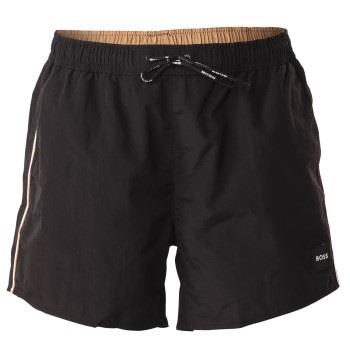 BOSS Badbyxor Lobster Swimshorts Svart polyamid Large Herr