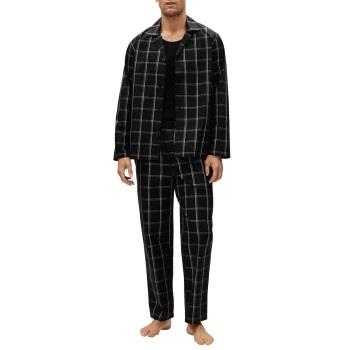 BOSS Urban Long Pyjama Svart bomull Medium Herr