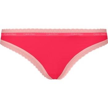 Calvin Klein Trosor Bottoms Up Refresh Thong Korall polyamid Small Dam