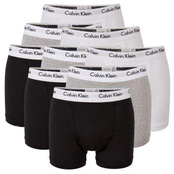 Calvin Klein Kalsonger 9P Cotton Stretch Trunks Flerfärgad bomull Smal...