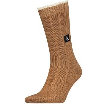 Calvin Klein Strumpor Men Icon Patch Sock Brun One Size Herr