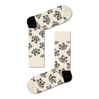 Happy socks Strumpor Cat Sock Vit/Svart Strl 41/46