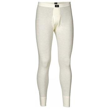 JBS Långkalsonger Wool Long Johns With Fly Creme ull Small Herr