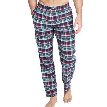 Jockey Pants Flannel Blå/Grön bomull Small Herr