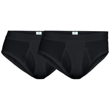 Dovre Kalsonger 2P Organic Cotton Brief With Fly Svart ekologisk bomul...