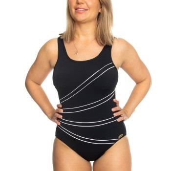 Damella Keira Chlorine Resistant Swimsuit 52-54 Svart 52 Dam