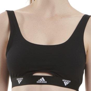 adidas BH Scoop Bralette Svart bomull Small Dam