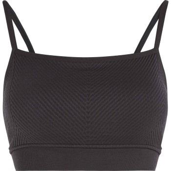 Calvin Klein BH Sport Seamless Medium Impact Bra Svart polyester Small...