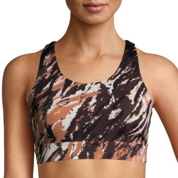 Casall BH Crossback Sports Bra Brun mönstrad Small Dam