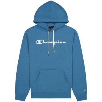 Champion Classics Men Hooded Sweatshirt Blå Medium Herr