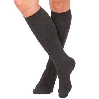 Trofe Cotton Knee Socks Strumpor Grå Strl 39/42 Dam