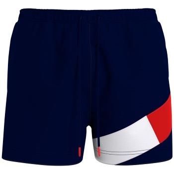 Tommy Hilfiger Badbyxor Solid Flag Swim Shorts Mörkblå nylon Small Her...