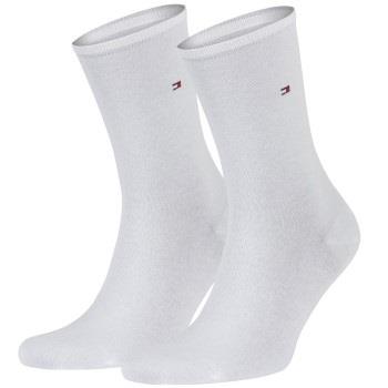 Tommy Hilfiger Strumpor 2P Women Classic Casual Socks Vit Strl 39/42 D...