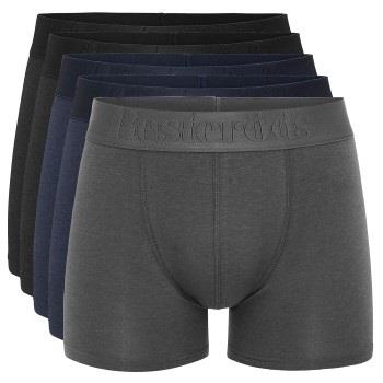 Resteröds Kalsonger 10P Gunnar Bamboo Boxer Grå/Blå Small Herr