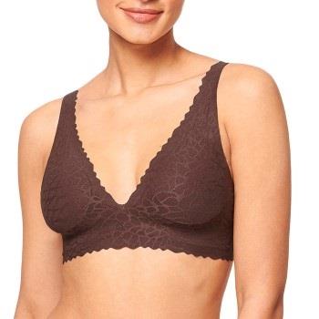 Sloggi BH ZERO Feel Lace 2.0 Bra Top Brun Small Dam