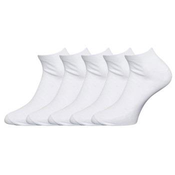 Claudio Strumpor 5P Sneaker Socks Vit Strl 40/47 Herr